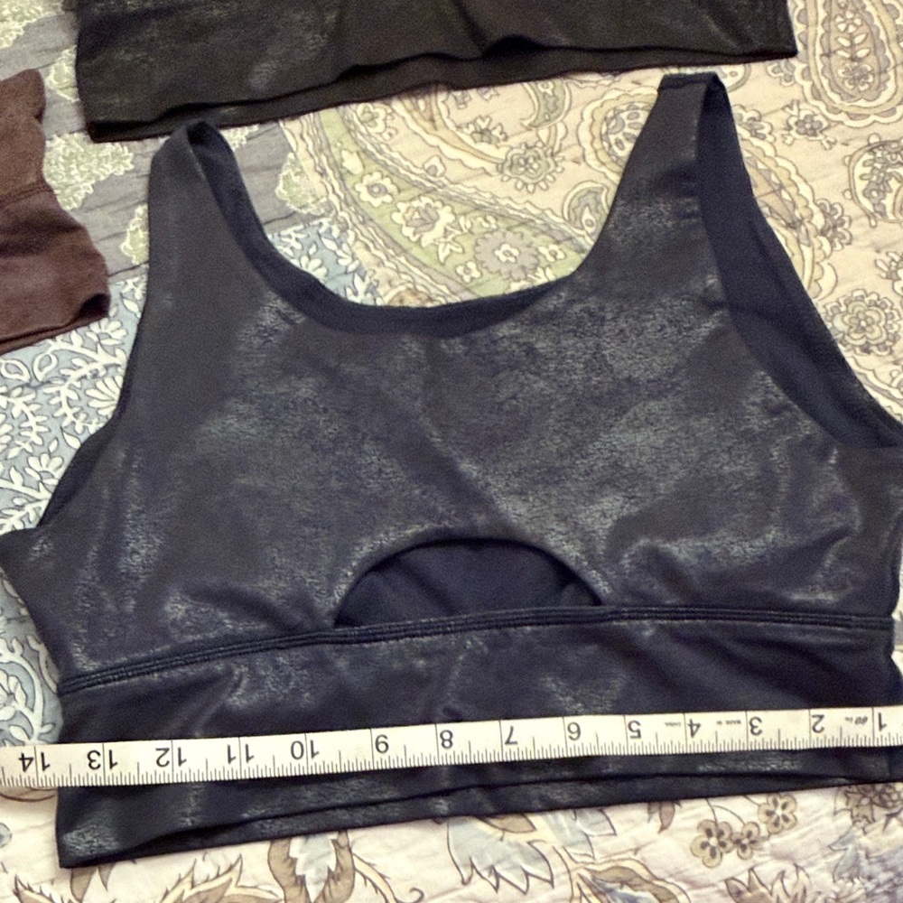 Aerie Women's Sports Bras - Black, Navy, and Brown - Picture 4 of 7